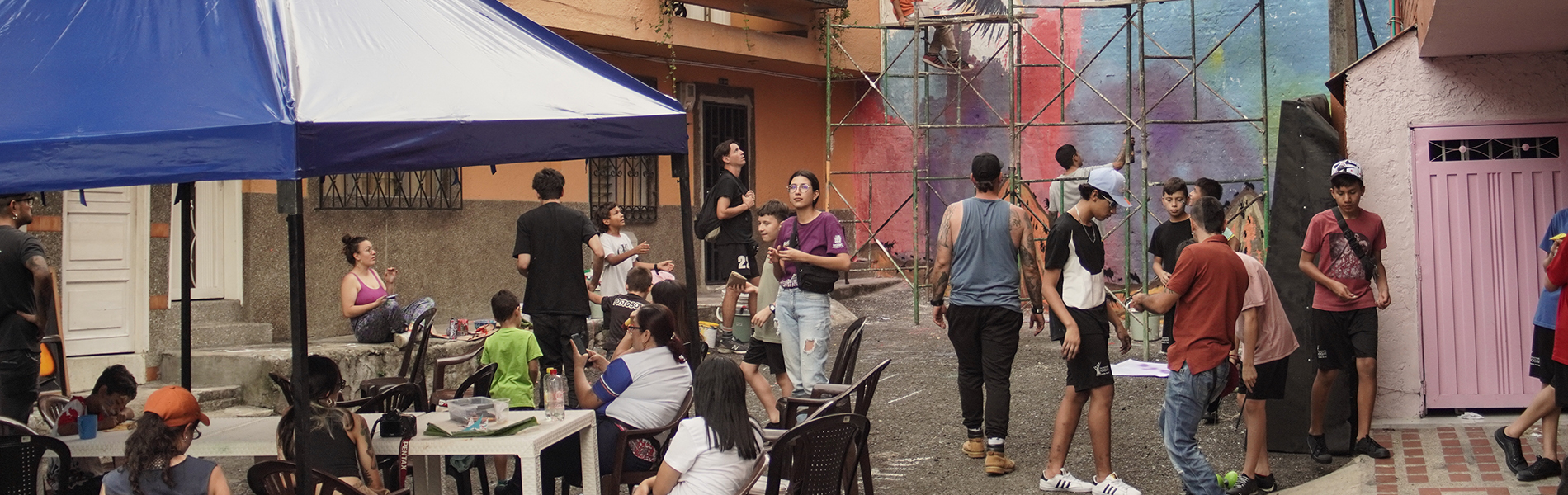 Narrativas Comunitarias, los colores de la solidaridad